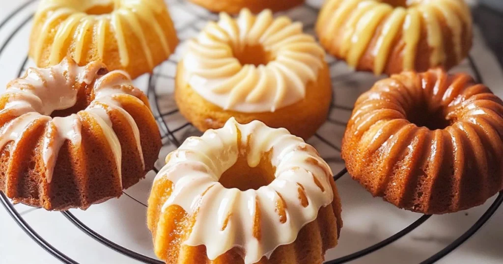 mini pumpkin bundt cakes